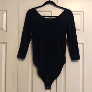 Basic navy bodysuit